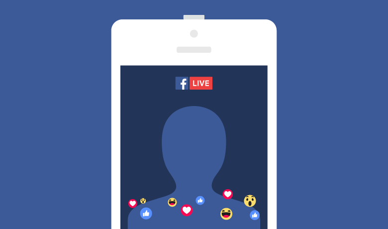 Facebook live clipart